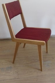 Krzesło drewniane z obiciem, Vintage, do sprzedania-2