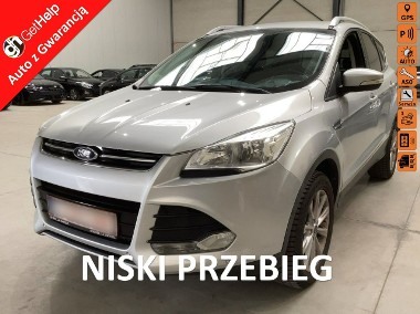 Ford Kuga II Titanium, mocny Diesel, parktronk, nawigacja, hak, hands free, impor-1