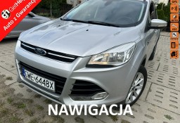 Ford Kuga II Titanium, mocny Diesel, parktronk, nawigacja,hak, hands free,pół skó