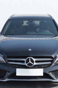 Mercedes-Benz Klasa C W205 , Skóra, Navi, Klimatronic, Tempomat, Parktronic,-2
