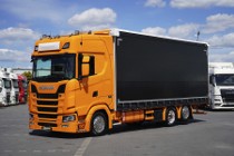 Scania R500 S 500 / ACC / E 6 / FIRANKA / 19 PALET / RETARDER / OŚ SKRĘTNA / PEŁN