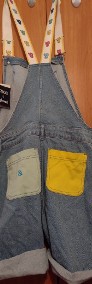 (36/S) ASOS/ Dżinsowe spodnie, szorty typu ogrodniczki/NOWE-3