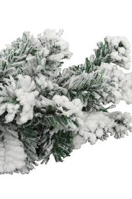 vidaXL Świąteczna girlanda pokryta śniegiem, zielona, 20 m, PVC-2
