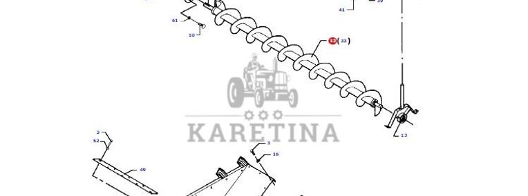 Massey Fergusson MF 30 - zbiornik D28884026-1