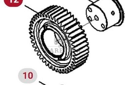 Fendt 936 Gen 7 Silnik D1556LE523 Koło Zębate Pośredniczące H218PF150068A