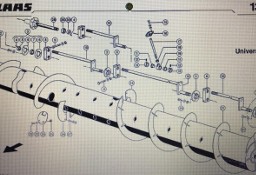 CLAAS 000 753 419 2/ CLAAS V900-V700 bęben wciągający,ślimak,źmijka,przenośnik do hederu
