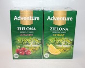  Adventure herbata zielona ekspresowa 40 t. żurawina i cytryna