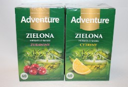  Adventure herbata zielona ekspresowa 40 t. żurawina i cytryna