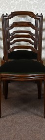 Stylowy komplet mebli owalny stół i 6 krzeseł krzesła stylowe-3