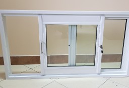 Okno aluminiowe przesuwne w bok 1000mm x 1000 mm - gotowe