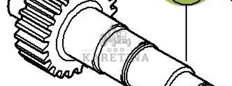 CLAAS Jaguar 970 Wałek Pośredni 0007685082 00 0768 508 2-1