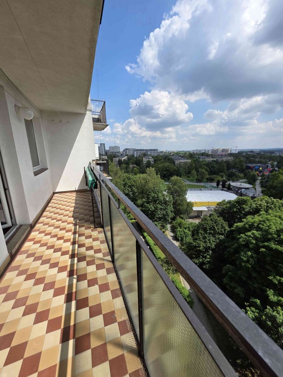 3 pokoje | Na Błonie | IX piętro | panorama Krakowa Krowodrza Bronowice