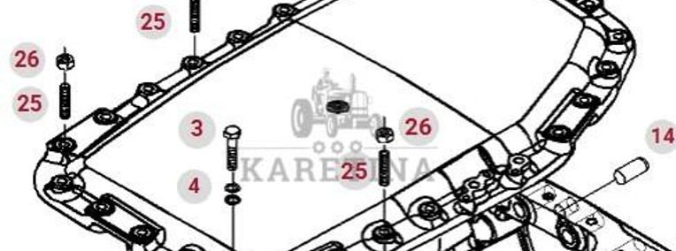 Valtra S274 S294 S324 S394 Fendt S927 S930 S933 S939 ML260 Pokrywa Obudowy 916101050060-1