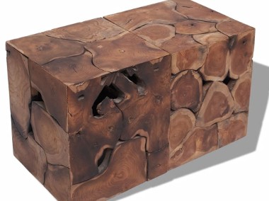 vidaXL Taborety / Stolik kawowy z solidnego drewna tekowego274355-1