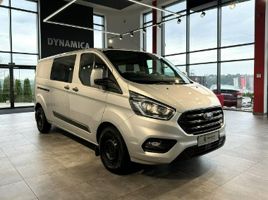 Ford Transit Custom Sport brygadówka 2.0TDCI 170KM automat 2023 r., salon PL, 6 os., VAT-1