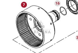 Fendt 930 933 936 939 942 Vario Gen 6 Obudowa Sprzęgła WOM CZĘŚCI 931150200511