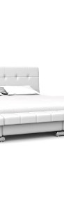 vidaXL Rama łóżka, biała, sztuczna skóra, 200 x 140 cm 280624-3
