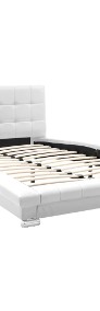 vidaXL Rama łóżka, biała, sztuczna skóra, 200 x 140 cm 280624-4