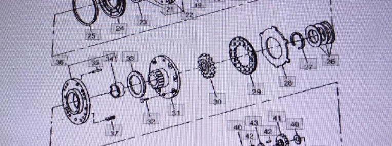 John Deere AR95861/nośnik planetarny/John Deere 4555/4755/4955-1