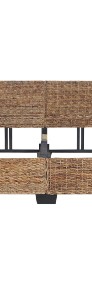 vidaXL Rama łóżka, naturalny rattan, 180 x 200 cm 283096-3