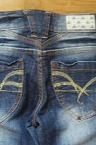 Jeans bermudy damskie-2