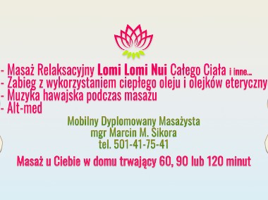 Lomi Lomi Nui - Mobilny Masaż z Marcinem -1