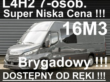 Iveco 35 Daily 35S18 H L4H2 16M3 Brygadowy 7-osob. Akt.Tempo 2465 zł Super Ce-1