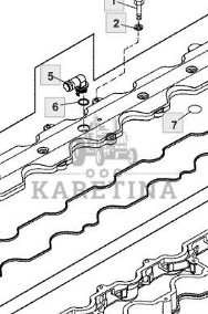 John Deere Pokrywa Zaworów Silnika RE505094 RE536026-3