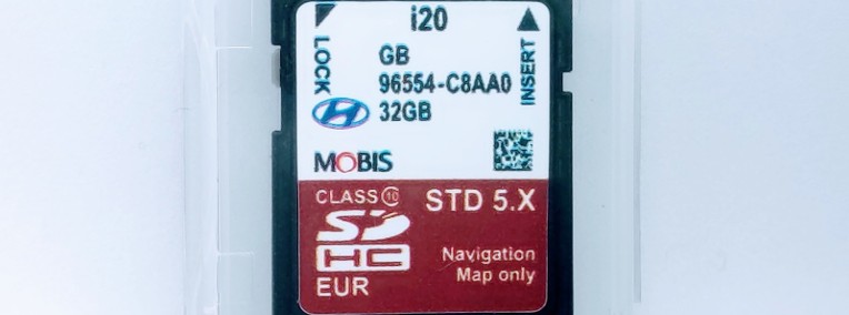 Karta SD Hyundai i20 Gen 5.X (STD 5.X) EU 2023-1