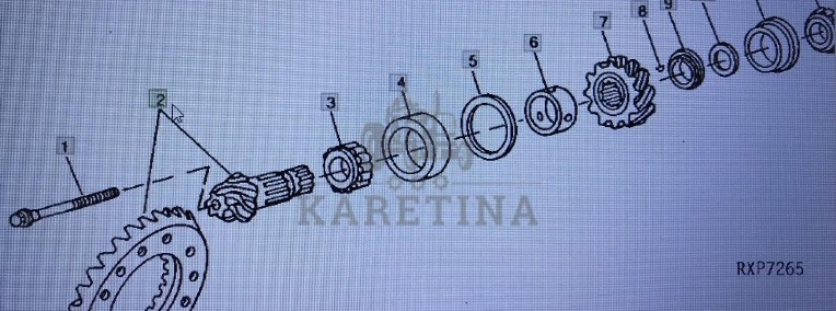 John Deere AR104063bieg/przekładnia/John Deere 4555/4755/4955-1