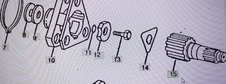 John Deere R112834/Wał/John Deere 4555/4755/4955-1