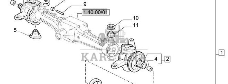 New Holland T6010 Piasta 87529959-1