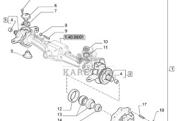 New Holland T6010 Piasta 87529959