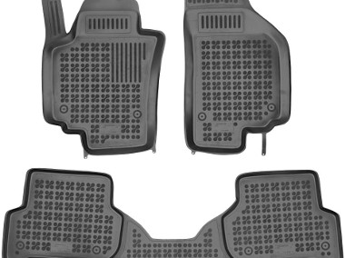 Seat ALTEA XL 2006-2015 Dywaniki wycieraczki gumowe korytka do samochodu z mocowaniami REZAW 202005-1
