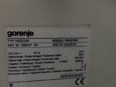 Chłodziarko-zamrażarka Gorenje RK 4235 W-2