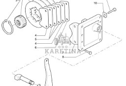New Holland T6010 Piasta 34t 47127223