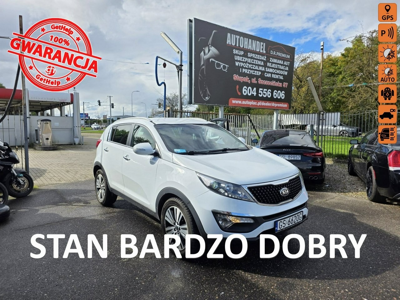 Kia Sportage III 1.7 CRDI 115 KM, klimatyzacja, Bluetooth, Kamera, LED, ALU, 2 Klucze