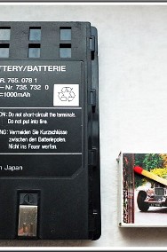 Oryginalna bateria do kamery VHS moc 9,6V pojemność 1000mAh-2