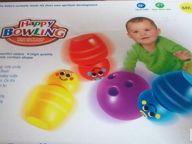 kręgle dla dzieci 10 szt. z 2 piłkami NOWE-1