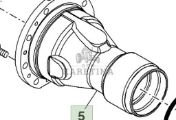 John Deere 8360R Obudowa Wałka Wejściowego Łożyska Dyferencjału CZĘŚCI R252639