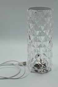 Lampka LED 1W USB-C akumulator 800mAh ozdobna dotykowa Kryształ /LAO1-2
