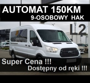 Ford Transit VIII Automat 150KM Hak Bi-ksenony Niska Cena od ręki !! 9-osob.