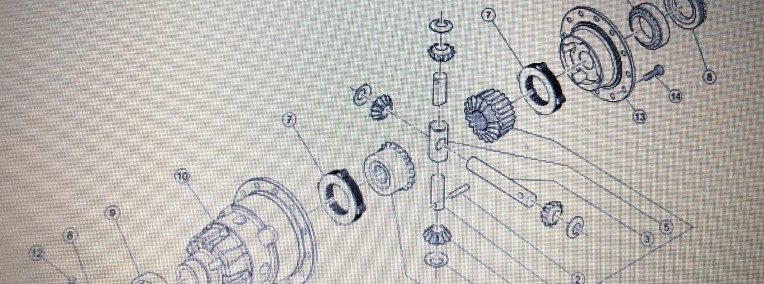 Mechanizm Róźnicowy Claas Arion Seria 600-1