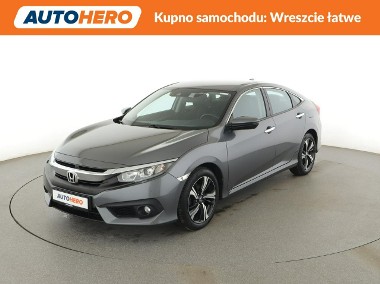 Honda Civic X automat klima auto navi grzane fotele kamera i czujniki parkowania-1