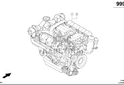 Claas Lexion 600 SILNIK 0019921550 (010 silnik kompletny)