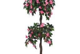 vidaXL Sztuczny rododendron z doniczką, 155 cm, zielony i różowySKU:245951
