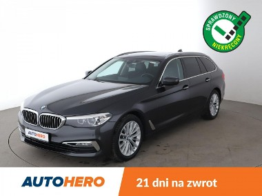 BMW SERIA 5 VII (F90) 2.0 Automat xDrive Luxury Line Panorama Tempomat Navi Skóra Kamera L-1