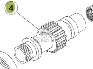 Claas Axos Celtis Wałek Podajnika Zbożowego CZĘŚCI 0011077860 7700063453