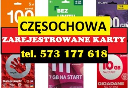 Zarejestrowane karty do telefonu komórkowego SIM Częstochowa karty SIM sprawne