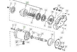 John Deere CTS 9600 - hydrostat silnik hydrostatyczny